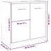 Mobile Lavabo Bagno Rovere Sonoma 60x33x60 Cm Legno Multistrato - Foto miniatura 2