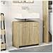 Mobile Lavabo Bagno Rovere Sonoma 60x33x60 Cm Legno Multistrato - Foto miniatura 3