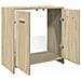 Mobile Lavabo Bagno Rovere Sonoma 60x33x60 Cm Legno Multistrato - Foto miniatura 7