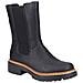 Black Casual Closed Ladies Mid Height Boots Stivaletti Pelle Sintetica Scarpe Donna Nero Eu 37, 72683-00 - Foto miniatura 1
