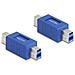 67227 adattatore per inversione del genere dei cavi USB Type-B USB di tipo B Blu - Foto miniatura 1