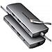 HMC-8HLSA replicatore di porte e docking station per laptop Cablato USB 3.2 Gen 1 (3.1 Gen 1) Type-C Grigio - Foto miniatura 1