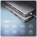 HMC-8HLSA replicatore di porte e docking station per laptop Cablato USB 3.2 Gen 1 (3.1 Gen 1) Type-C Grigio - Foto miniatura 5