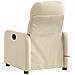 Lusso Casadino -  Poltrona Massaggiante Reclinabile Crema In Tessuto - Foto miniatura 3