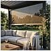 Laterale Zanzariera In Textilene Apertura Manuale Per Pergola 3 M - Foto miniatura 2
