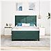 Letto Box Spring con Materasso Verde Scuro 140x190 cm in Velluto - Foto miniatura 5