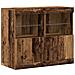 Sideboard con Luci LED Legno Vecchio 81x37x67 cm - Foto miniatura 1