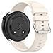 Cinturino In Silicone Bianco Per Honor Watch Fit (ivy-b39) - Edizione Active E Elegant Beige - Foto miniatura 2