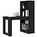 Scrivania Rovere nero 122 x 67 x 145 cm Legno multistrato - Foto miniatura 3