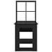 Scrivania Rovere nero 122 x 67 x 145 cm Legno multistrato - Foto miniatura 5