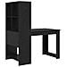 Scrivania Rovere nero 122 x 67 x 145 cm Legno multistrato - Foto miniatura 6