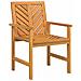 Set da Pranzo per Giardino 3 pcs Marrone 90 x 90 x 74 cm - Foto miniatura 6