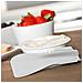 Spatola Dosatrice 3 In 1 Pieghevole Con Tazza E Coltello Spreader, Bianco - Foto miniatura 4