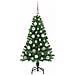 Albero di Natale artificiale con 150 LED Verde 120 cm - Foto miniatura 4