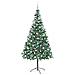 Albero di Natale artificiale Verde 210 cm PVC e Acciaio - Foto miniatura 3