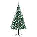 Albero di Natale artificiale Verde 210 cm PVC e Acciaio - Foto miniatura 4