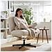 Sedia Da Ufficio, Con Ampia Seduta In Memory Foam, Elevato Comfort Di Seduta E Supporto Ottimale, Ideale Per Ufficio E Home Office, Colore Bianco - Foto miniatura 4