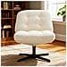 Sedia Da Ufficio, Con Ampia Seduta In Memory Foam, Elevato Comfort Di Seduta E Supporto Ottimale, Ideale Per Ufficio E Home Office, Colore Bianco - Foto miniatura 6