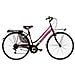 Bici Da Donna City Bike Bicicletta Misura 28 Linea Moving Cambio 6v Mov28d6v Completa Di Accessori E Luci A Led - 44 Nero Fuxia - Foto miniatura 1