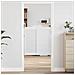 Porte Swing Bianco 90 x 40 cm Legno Massello di Pino - Foto miniatura 2