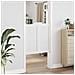 Porte Swing Bianco 90 x 40 cm Legno Massello di Pino - Foto miniatura 3
