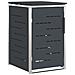Stoccaggio contenitore a ruote Antracite 77,5 x 69 x 112,5 cm - Foto miniatura 1