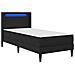 Struttura letto con materasso Nero 90 x 190 cm Pelle Sintetica - Foto miniatura 5