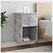 Armadietto per letto 2 pcs Grigio Cemento 29 x 31,5 x 49 cm - Foto miniatura 2