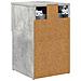 Armadietto per letto 2 pcs Grigio Cemento 29 x 31,5 x 49 cm - Foto miniatura 8