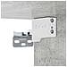 Armadietto per letto 2 pcs Grigio Cemento 29 x 31,5 x 49 cm - Foto miniatura 9