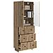 Set di armadi 2 pcs 66 x 34,5 x 90 cm Legno ingegnerizzato - Foto miniatura 2