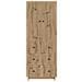 Set di armadi 2 pcs 66 x 34,5 x 90 cm Legno ingegnerizzato - Foto miniatura 4
