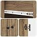 Set di armadi 2 pcs 66 x 34,5 x 90 cm Legno ingegnerizzato - Foto miniatura 7