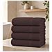 Set 4 Teli Bagno 100x150 cm - Morbidezza, Eleganza e Qualità - COFFEE BEAN - CAFFE' - Foto miniatura 1