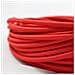 Cavo Elettrico Tondo Rivestito In Tessuto Colorato Rosso 50 Metri 2x0,75 Rotondo Per Lampadari, Lampade, Abat Jour, Design. Made In Italy! - Foto miniatura 2