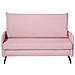 Divano Letto 2 Posti In Tessuto Rosa Belfast - Foto miniatura 22