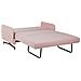 Divano Letto 2 Posti In Tessuto Rosa Belfast - Foto miniatura 30