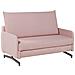 Divano Letto 2 Posti In Tessuto Rosa Belfast - Foto miniatura 32