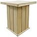 Tavolo Da Bar Esterno Legno Di Pino Impregnato Fsc 75x75x110cm - Foto miniatura 1