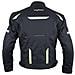 Giacca Moto Sport Tessuto Protezioni Ce Impermeabile Ventilata Fluo 3x - Foto miniatura 3