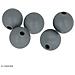 Perlina Di Silicone Tondo X 5 - 10 Mm - Grigio - Foto miniatura 1