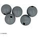 Perlina Di Silicone Tondo X 5 - 10 Mm - Grigio - Foto miniatura 2