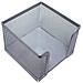 Portamemo In Metallo 9,5x8x9,5 Cm Argento Kf00881 - Foto miniatura 1