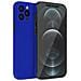 Cover Iphone 12 Pro Max Silicone Fronte Retro Ricopre Lo Schermo Blu - Foto miniatura 4