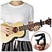 Ukulele Capo In Lega Di Zinco Capotasto Per Soprano Concert Tenor Ukulele Con Una Sola Mano Di Stile Di Innesco Molla Forte Per Nessun Ronzio - Foto miniatura 4