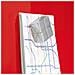 GL242 Vetro 1300 x 550mm Rosso bacheca magnetiche e accessori - Foto miniatura 6