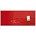 GL242 Vetro 1300 x 550mm Rosso bacheca magnetiche e accessori - Foto miniatura 3