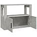 Credenza Grigio Cemento 80x30x60 cm in Legno Multistrato - Foto miniatura 9