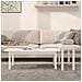 Set Tavolini Da Salotto 2 Pz Bianco In Legno Massello Di Pino - Foto miniatura 3