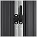 Capanno per Attrezzi Antracite 225x89x161 cm Acciaio Zincato - Foto miniatura 3